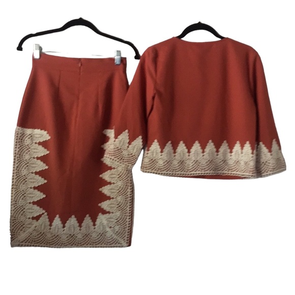 ‼️Arizona Lace Trim Split Hem Top with Mini Skirt‼️ - Picture 12 of 12